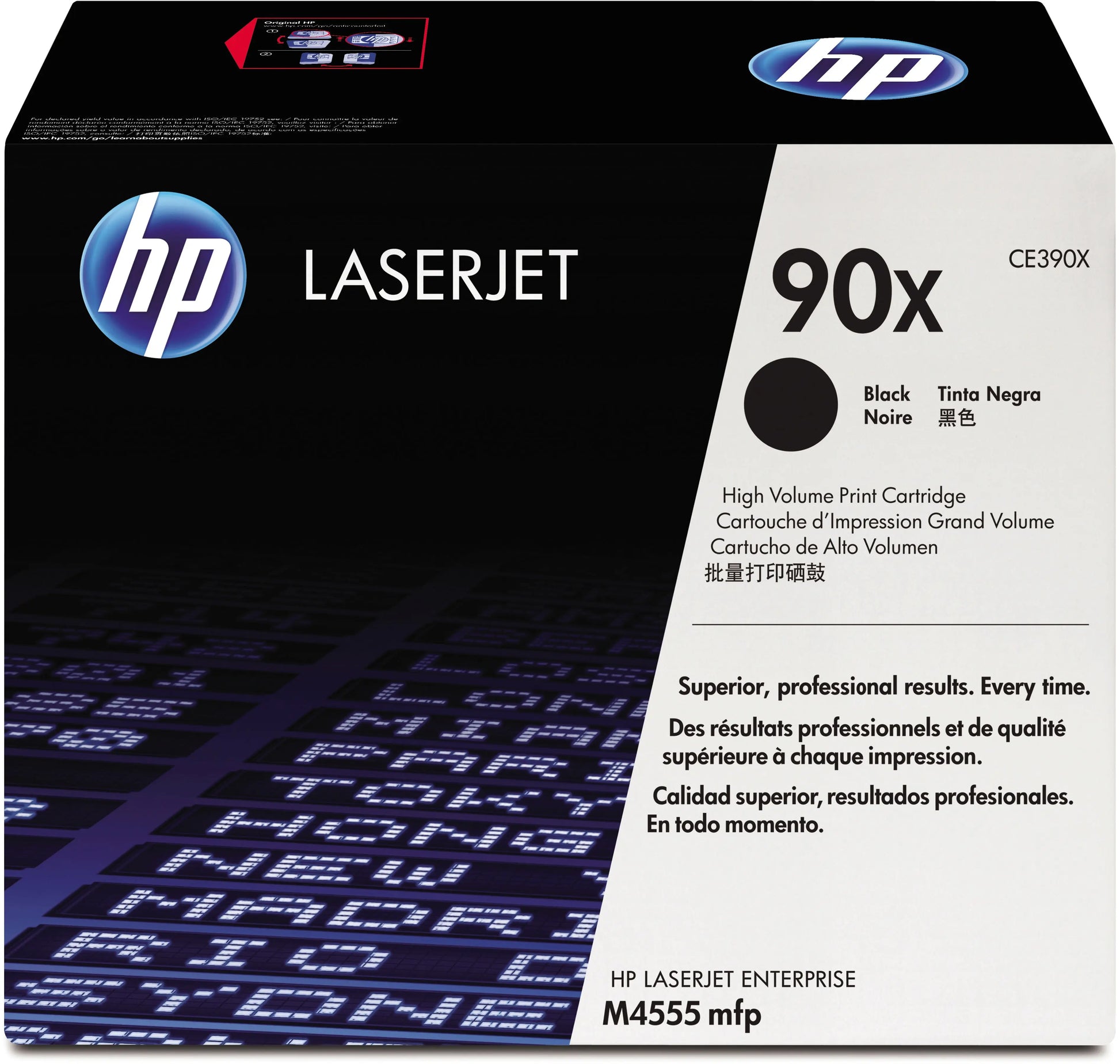 HP Toner-Modul 90X schwarz CE390X LaserJet M4555 24'000 Seiten Idealshop