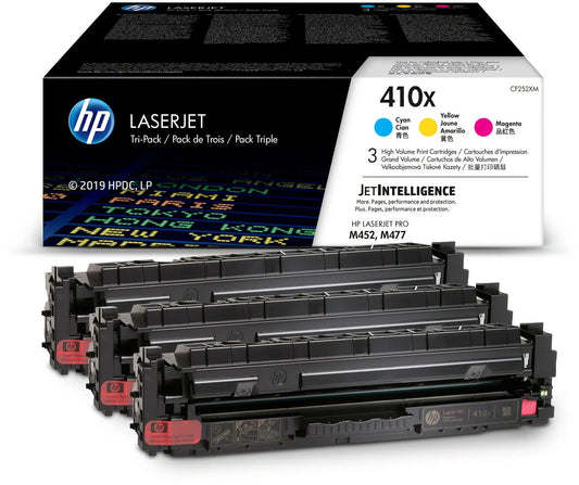 HP Toner Tri-Pack 410X CMY CF252XM CLJ Pro M452 5000 S. Idealshop
