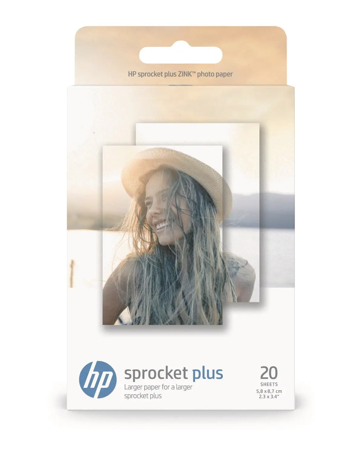 HP ZINK Photo Paper 5,8x8,7 cm HPIZL2X320 Sprocket Plus 20 Blatt Idealshop