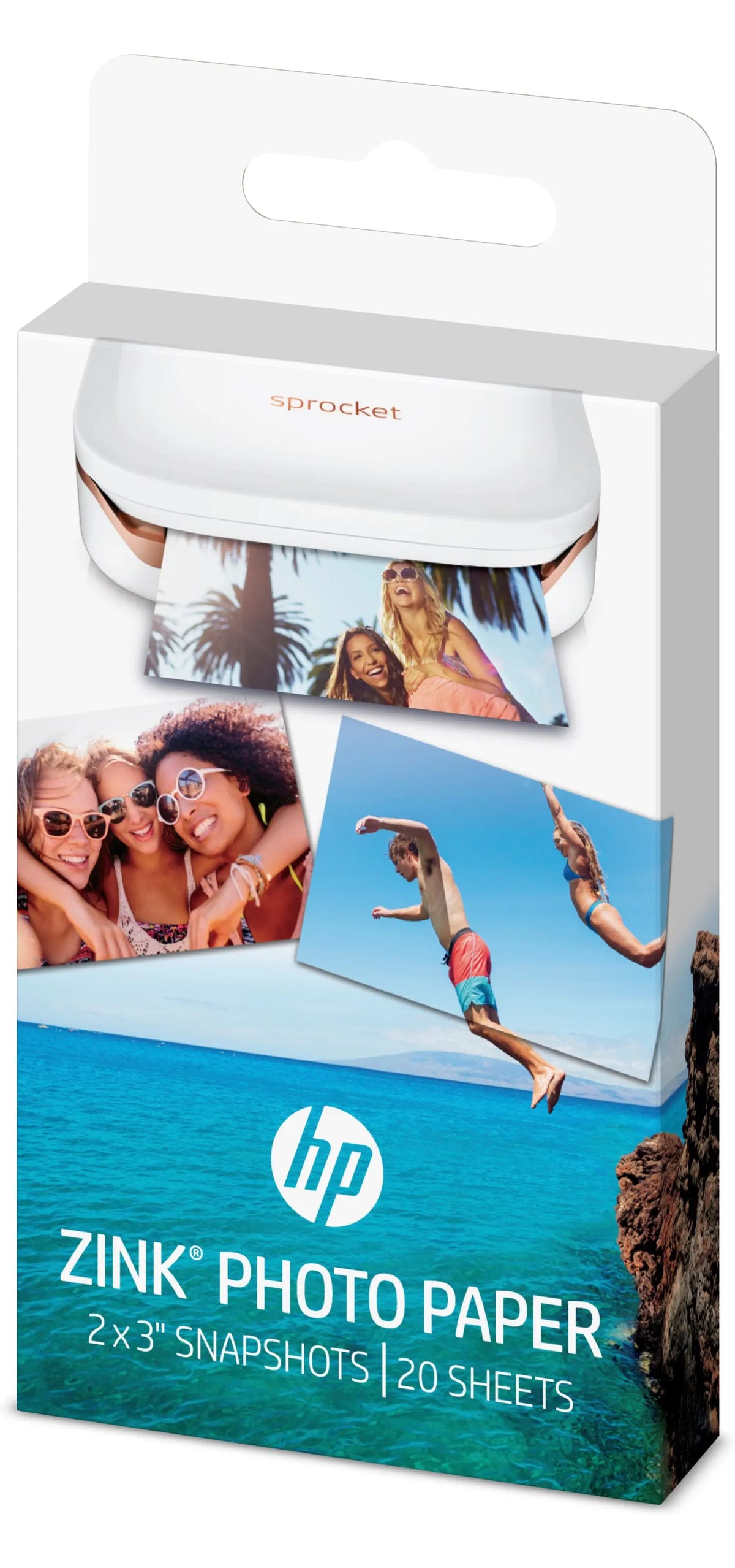 HP ZINK Photo Paper 5x7,6 cm HPIZ2X320 Sticky-Backed 20 Blatt Idealshop