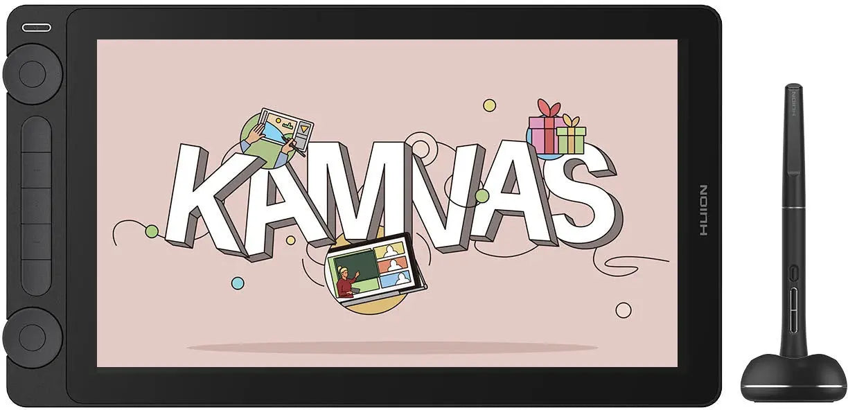 HUION Kamvas 13 Gen 3 IPS FHD Black GS1333 16384Levels, 5 Keys USB-C Idealshop