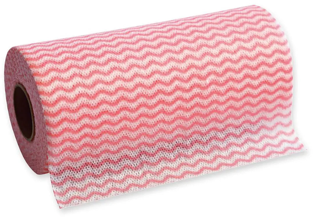 HYGOCLEAN Reinigungstuch 20x40cm 930.3 rot, weiss 1 Rolle/50 Blatt Idealshop
