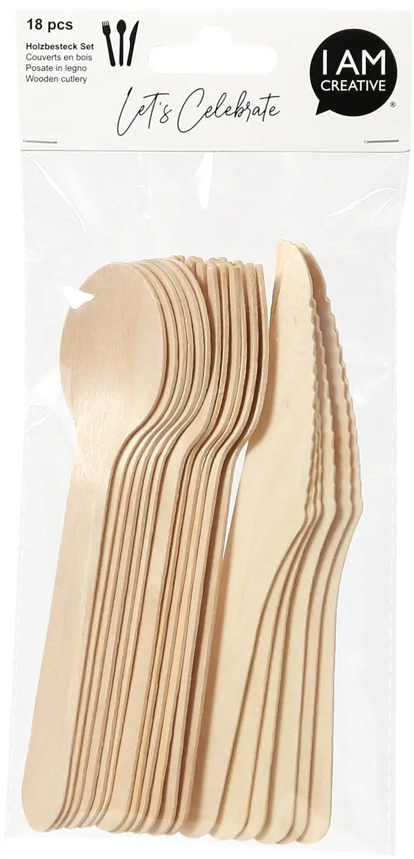 I AM CREA Holzbesteck Set Idealshop