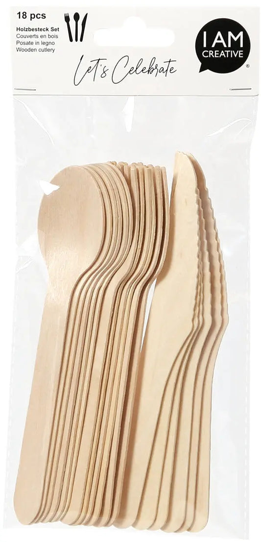 I AM CREA Holzbesteck Set Idealshop