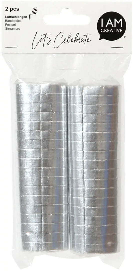I AM CREA Luftschlange, silber met. Idealshop