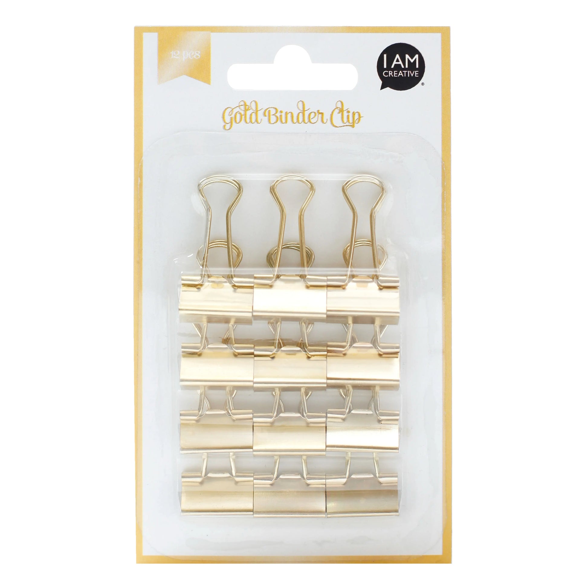 I AM CREATIVE Clips, gold Set I 4087.72 12 Stück Idealshop