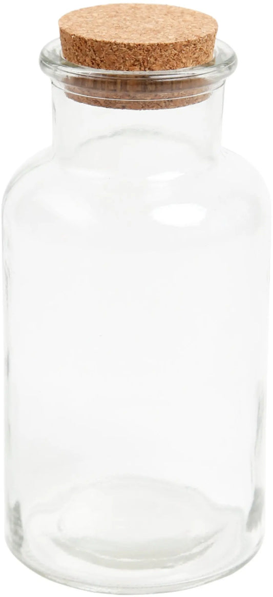 I AM CREATIVE Glas 17.5cm 5100.04 mit Korkzapfen Idealshop