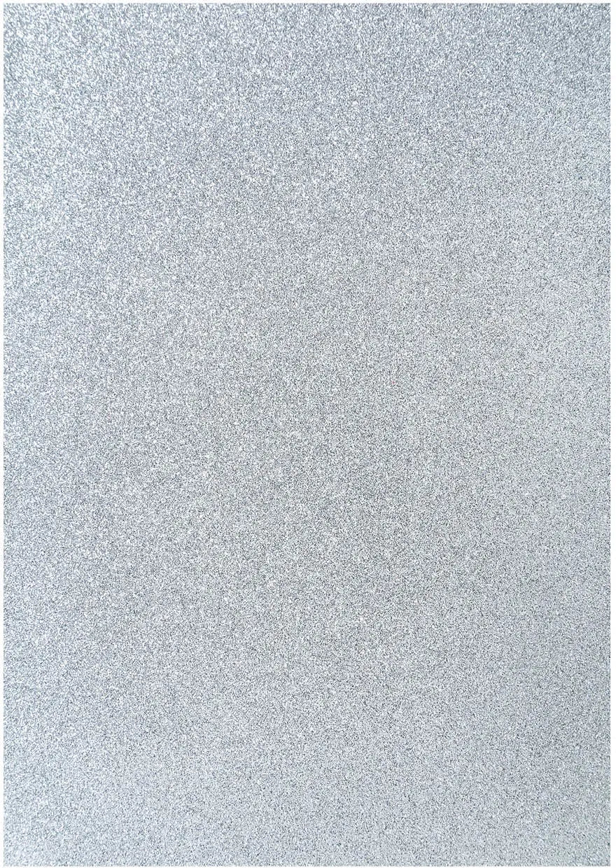 I AM CREATIVE Glitterpapier A4 4070.606 silber, 100g 1 Blatt Idealshop