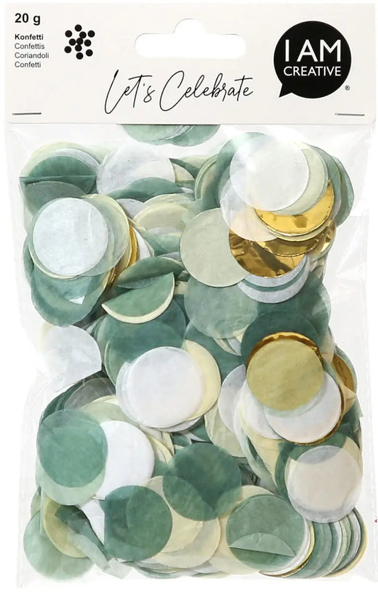 I AM CREATIVE Konfetti, mint mix 6010.391 20g Idealshop