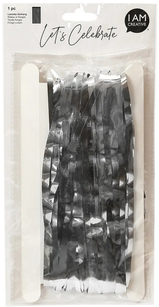 I AM CREATIVE Lametta Vorhang, 0.9x2.4 m 6010.979 silber Idealshop