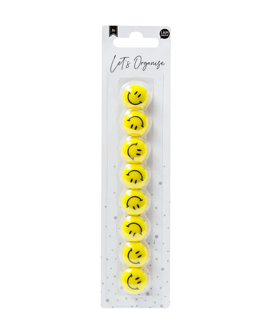 I AM CREATIVE Magnet Smilies Let`s Organize 4035.65 20mm 8 Stück Idealshop