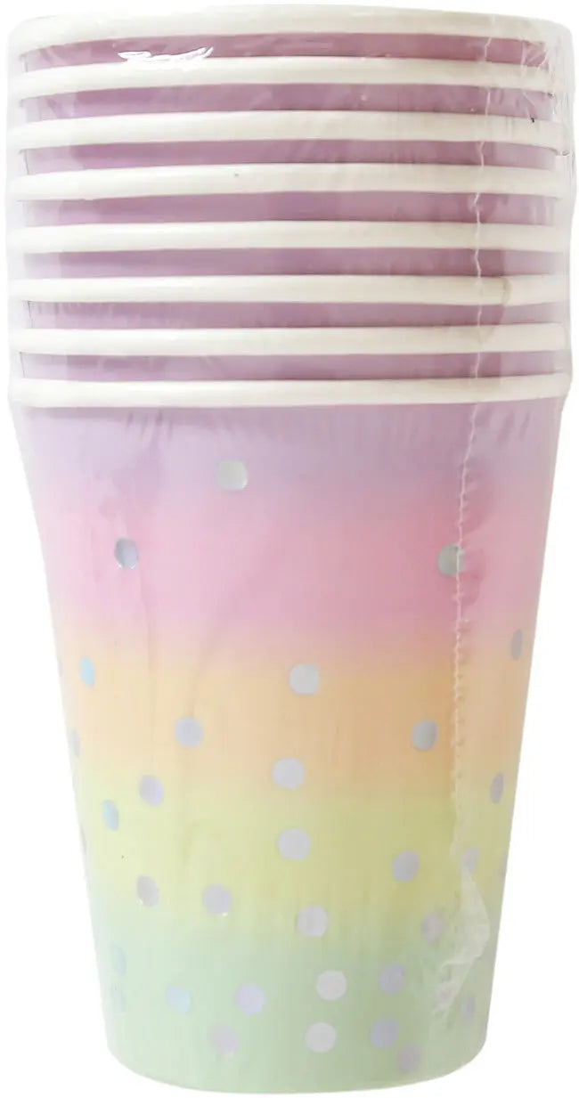 I AM CREATIVE Pappbecher, mint, rosa 6010.927 8 Stück Idealshop