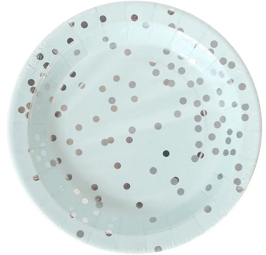 I AM CREATIVE Pappteller, mint, 18.5cm 6010.926 8 Stück Idealshop