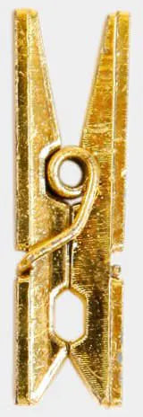 I AM CREATIVE Plastikklammern 1301.1 gold 20 Stück Idealshop