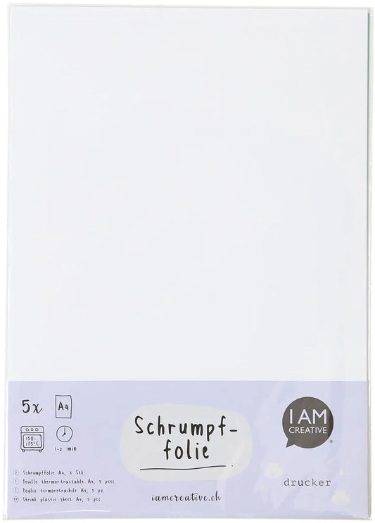 I AM CREATIVE Shrinkfolie A4 4010.5 Drucker, 5 Blatt Idealshop