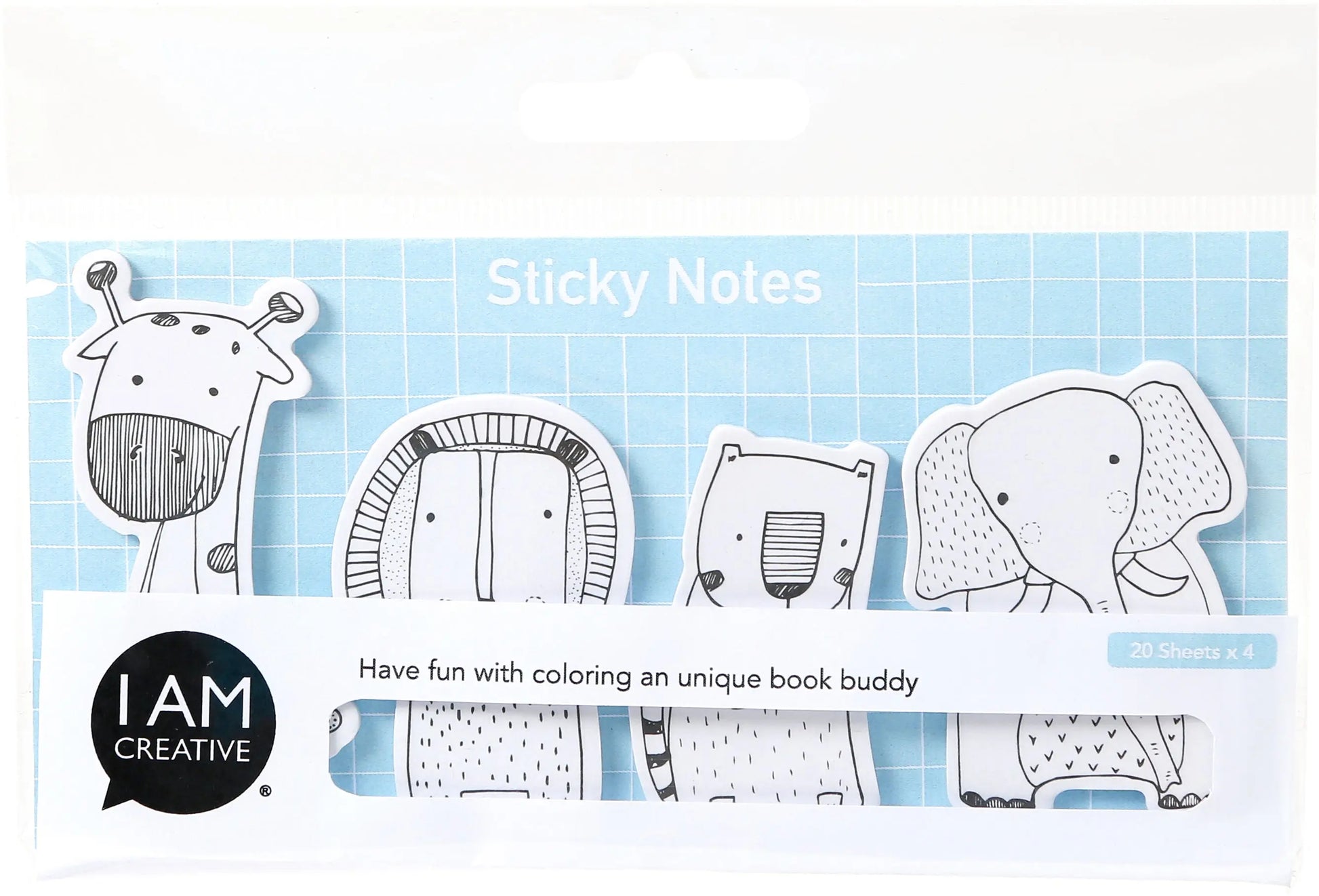 I AM CREATIVE Sticky Notes 4086.7 Animal, Zoo Idealshop