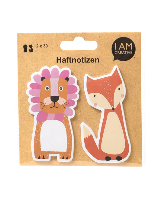 I AM CREATIVE Sticky Notes 4086.87 Tiere 60 Blatt Idealshop