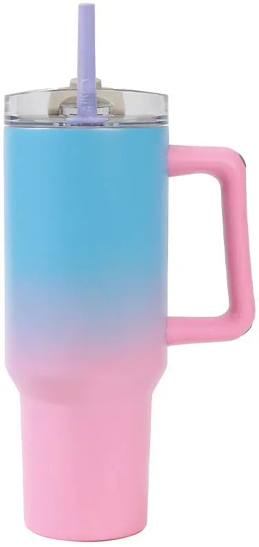 I-DRINK Thermobecher 1.2lt ID0253 pink/blau Idealshop