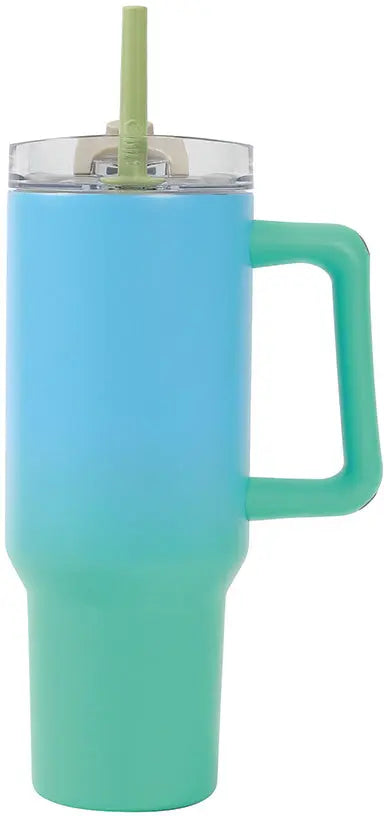 I-DRINK Thermobecher 1.2lt ID0254 blau/grün Idealshop