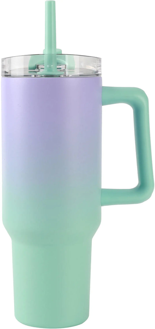 I-DRINK Thermobecher 1.2lt ID0256 lila/aquablau Idealshop