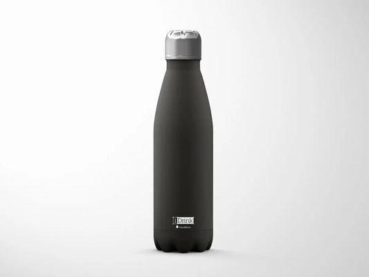 I-DRINK Thermosflasche 500ml ID0005 schwarz Idealshop