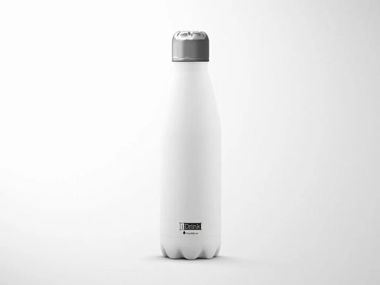 I-DRINK Thermosflasche 500ml ID0006 weiss Idealshop