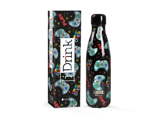 I-DRINK Thermosflasche 500ml ID0439 Let's play Idealshop