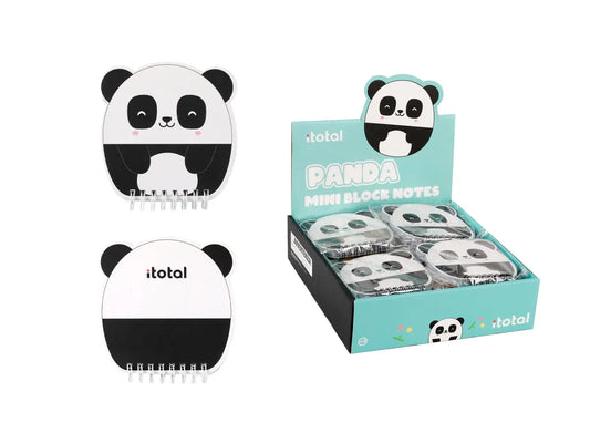 I-TOTAL Mini Notizblock 11.7x11cm XL1840J Panda Idealshop
