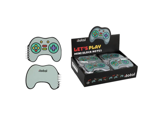 I-TOTAL Mini Notizblock 9.5x13cm XL1840F Let's play Idealshop