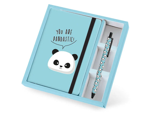 I-TOTAL Notizbuch und Stift A5 XL1812 Panda Idealshop