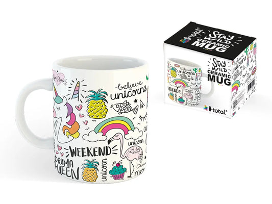 I-TOTAL Tasse Unicorn 295ml XL1834 Idealshop