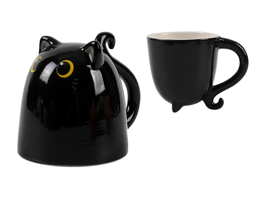 I-TOTAL Tasse Up & Down 300ml XL2518 Cat black Idealshop
