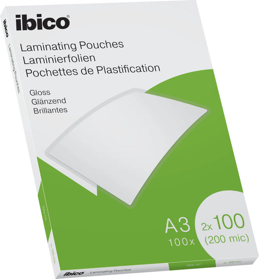 IBICO Laminiertasche A3 627320 glanz, 100my 100 Stk Idealshop