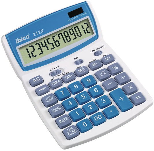 IBICO Taschenrechner 212X IB410086 12-stellig Idealshop