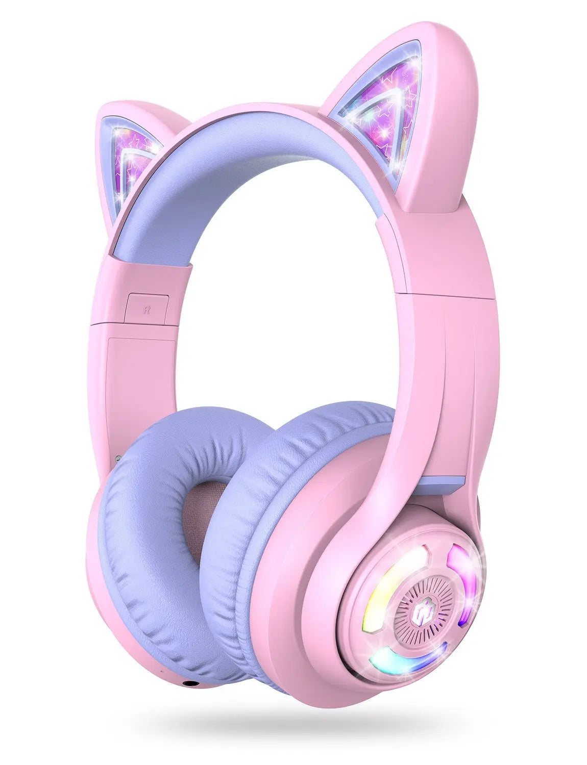 ICLEVER Cat Ear Bluetooth Headphones C04-2083N-15 BTH13, 50h, purple Idealshop