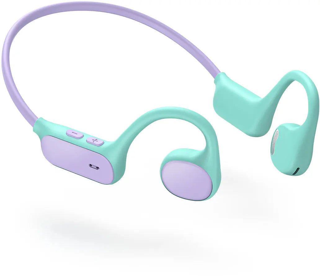 ICLEVER Kids Air Conduction Headphones C01-2589N-02 OWS01, BT, purple/green Idealshop