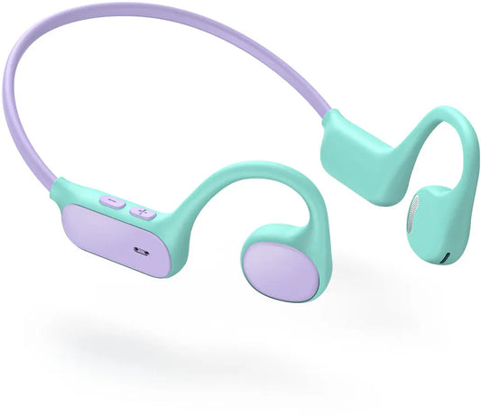 ICLEVER Kids Air Conduction Headphones C01-2589N-02 OWS01, BT, purple/green Idealshop