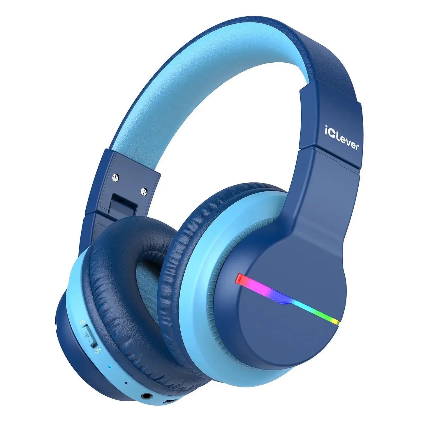 ICLEVER Kids Bluetooth Headphones C03-1702N-30 BTH12, LED, 55h, blue Idealshop