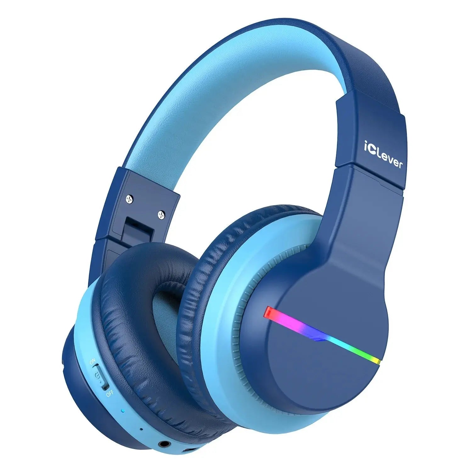 ICLEVER Kids Bluetooth Headphones C03-1702N-30 BTH12, LED, 55h, blue Idealshop