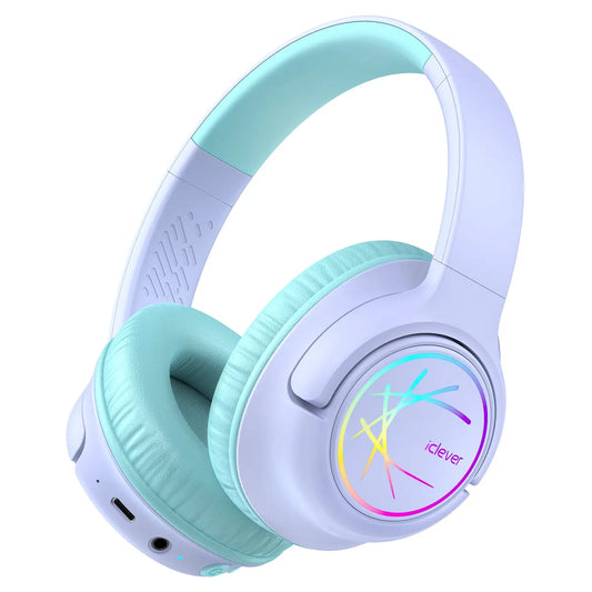 ICLEVER Kids Bluetooth Headphones C10-2083N-22 BTH18, LED, 43h, purple Idealshop