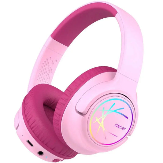 ICLEVER Kids Bluetooth Headphones C10-2083N-23 BTH18, LED, 43h, pink Idealshop