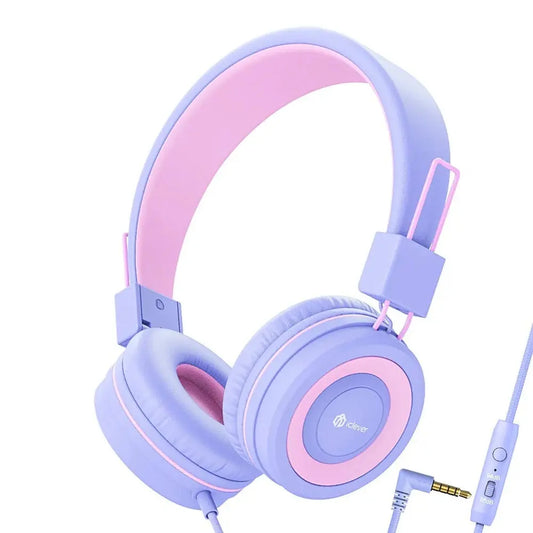 ICLEVER Wired Kids Headphones C03-2301N-03 HS14, 3,5mm, Mic, purple Idealshop
