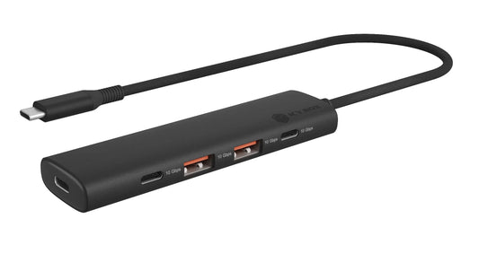 ICY BOX 4-Port USB 3.2 Gen 2 Hub IB-HUB1437-CPD 2x USB-C & 2x USB-A, PD 100W Idealshop