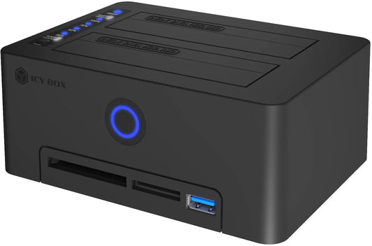 ICY BOX CloneStation for 2.5/3.5 inch IB-1233CL-CR incl. card reader,USB-A Idealshop