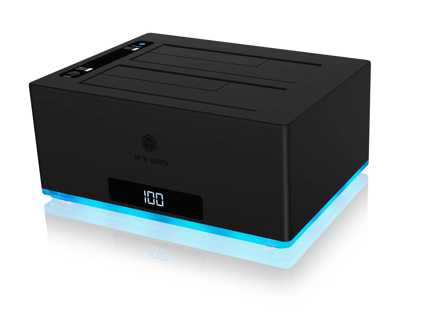 ICY BOX Docking- & Clonestation IB-127CL-U3 2 Bay Single Modus Idealshop