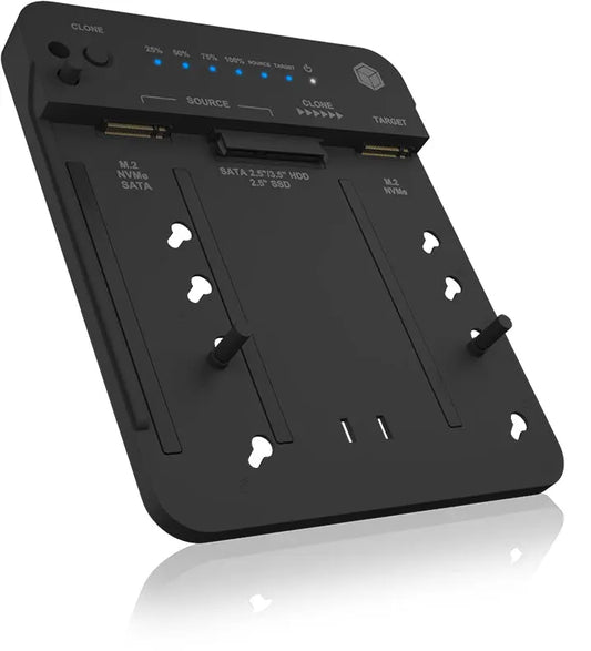 ICY BOX Docking- & Clonestation IB-2913MCL-C31 M.2 & 2.5 & 3.5 to M.2 NVMe Idealshop