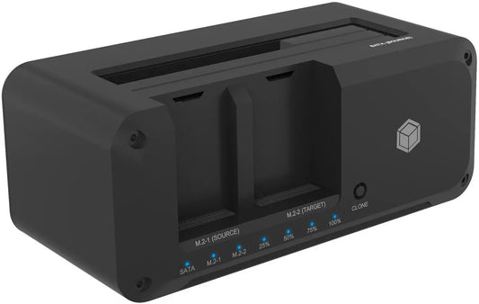 ICY BOX Docking- & Clonestation for IB-2924MSCL-C31 2.5,3.5in SATA & 2x M.2 NVMe Idealshop