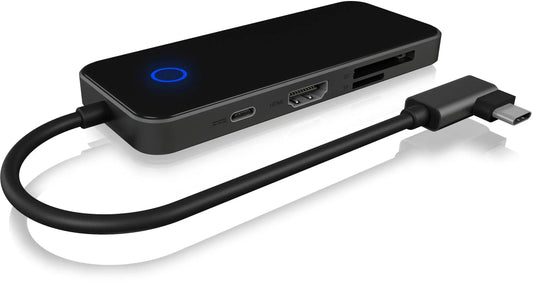 ICY BOX DockingStation Type-C IB-DK4025-CPD with integrated cable Idealshop