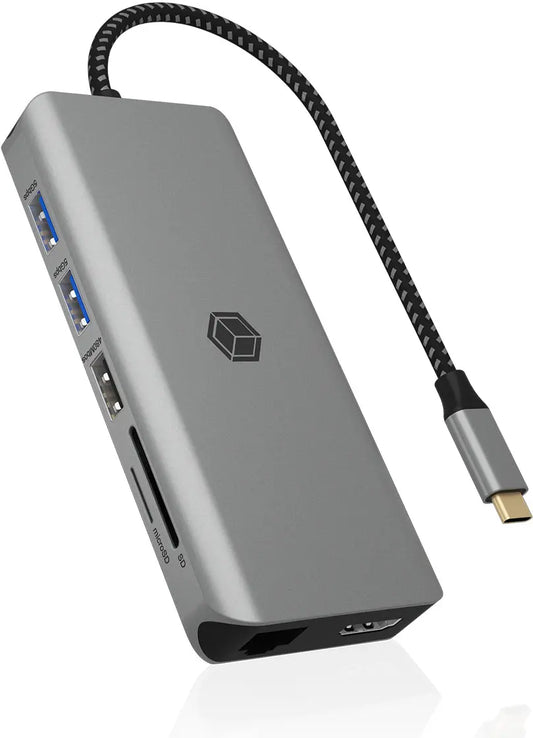 ICY BOX Mobile DockingStation IB-DK4061-CPD 2xHDMI,USB-C&A,GBit,PD 100W Idealshop