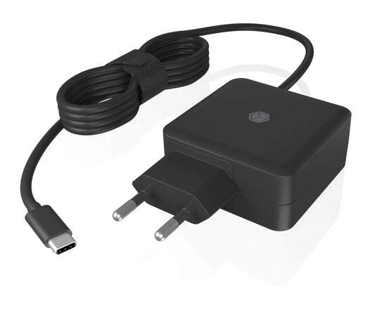 ICY BOX Steckerladegerät mit PD IB-PS111-PD USB-C, PD 3.0, 65W 1.5m Idealshop
